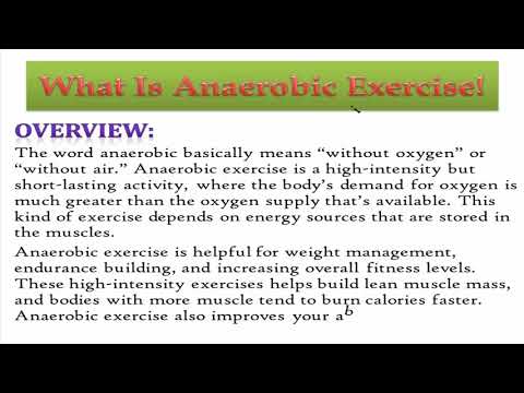 What Is Anaerobic Exercise And its Benefits!