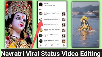 New Viral Navratri Status Video Editing ll Vnapp Durga Pooja Status Video Editing Kaise Kare ll Vn