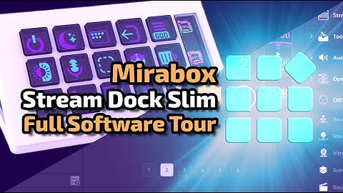 Mirabox Stream Dock Slim Full Software Tour