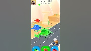 Shape-shifting Funny Race Gameplay new hyper casual games Level-1194 #shorts #gameplay#shapeshifting