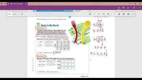 Estimate Sums and Differences