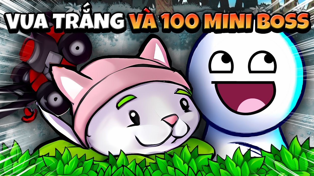 Plants vs Zombies RH FUSION - GACHA VUA TRẮNG VỚI 100 MINI BOSS, MÈO CẮT CỎ TRỪNG TRỊ BÁO THỦ