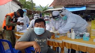 Viraal..  Ikut rapid test, ternyata takut jarum suntik