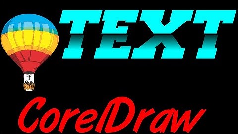 Corel Draw Tips & Tricks SPLIT Text Effect