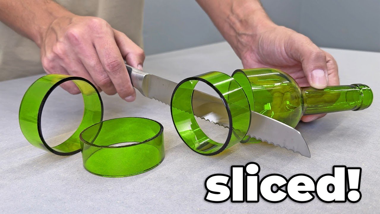 How to Cut Square & Round Glass Bottle