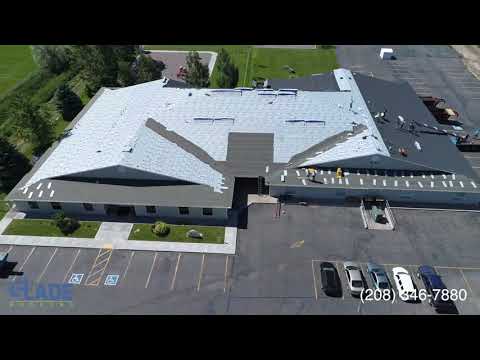 Snake River Montessori School Roof Time Lapse- Rainforest Green