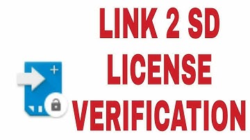 HOW TO VERIFY LINK2SD PLUS LICENCE