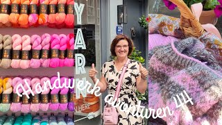 ~Adriëlla~KB\u0026More Handwerk avonturen 44 Pinkydotstee #amsterdam #sommarkoftan #knitting#knitpro#yarn