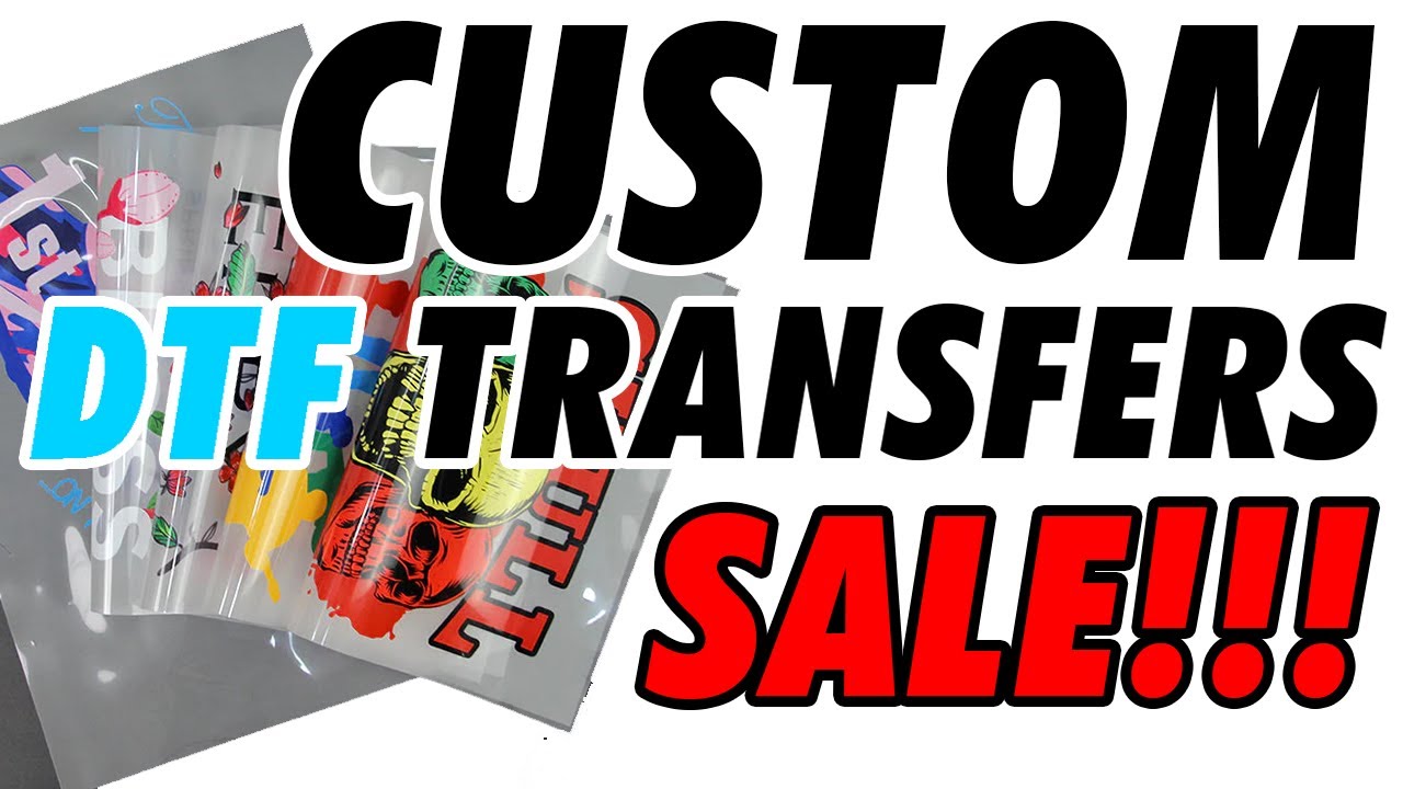 The BEST Place to Buy Custom DTF Transfers! YouTube