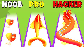 NOOB vs PRO vs HACKER - Pathetic Fish 4 | Gameplay Walkthrough (Android,iOS)