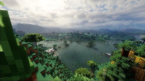 i3 9100f + GTX 1650 Minecraft Distant Horizon FPS test with Bliss shader low setting