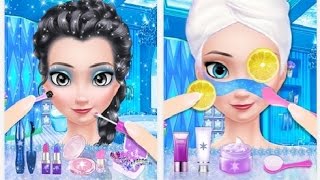 Frozen Princess Queen Magic Ice Salon Android Mobil Gameplay Video screenshot 1