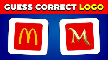 Guess The Correct Logo ✅ | 50 Famouse Logos | Test Your Photographic Memory