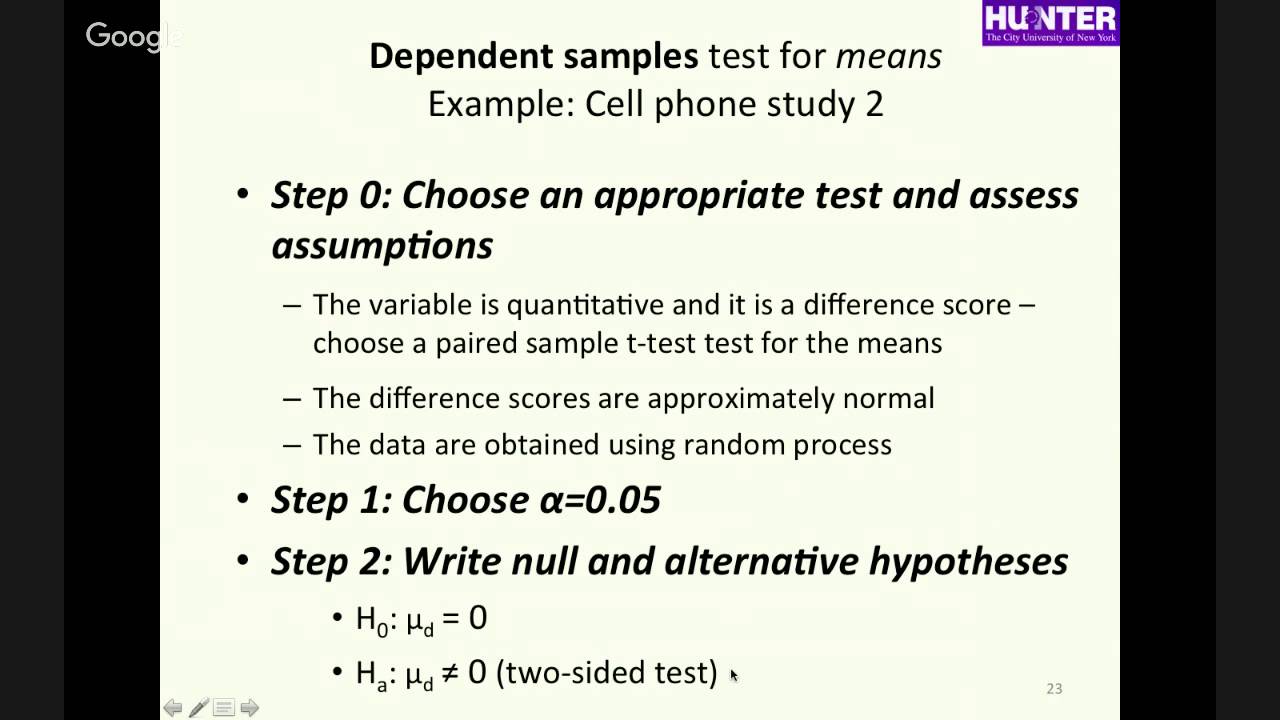 PH751 lecture #8: Hypothesis testing for two samples - YouTube