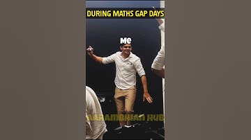 Me During Maths Gap Days 😂 #prashantkirad #maths #shobhitnirwan #dance