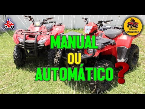 Vídeo: Os quadriciclos são automáticos?