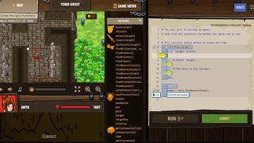 CodeCombat. Python solution.  Tomb Ghost