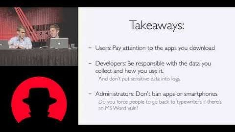 Black Hat USA 2010: App Attack: Surviving the Mobile Application Explosion 5/5