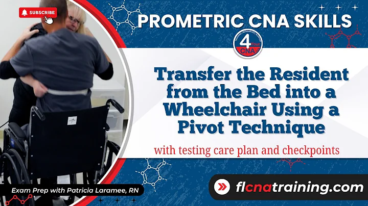How to Transfer a Resident from Bed to Wheelchair | CNA Skills for Prometric Exam