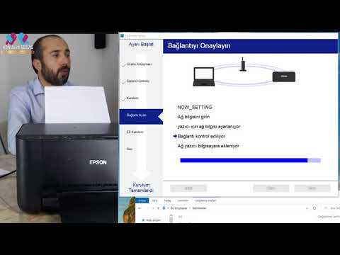Epson L3150 L3151 - L Serileri usb ile wifi kurulumu nasıl yapılır