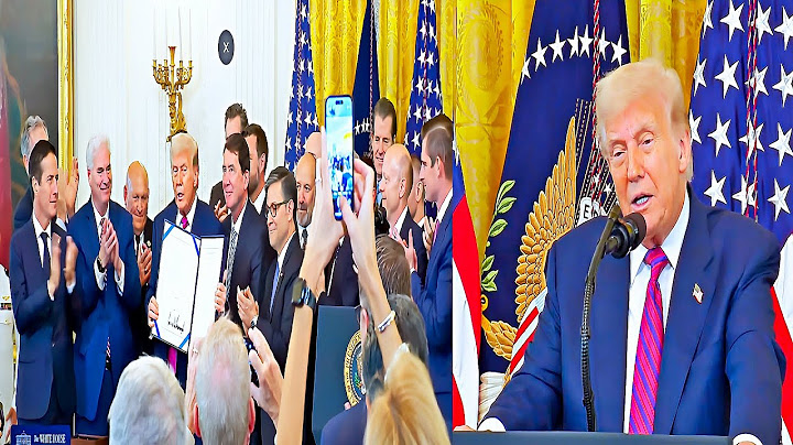 LIVE: President Trump Signs S.1582 GENIUS Act Into Law! July 18, 2025.