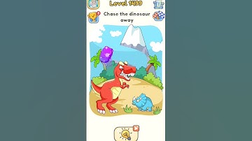 dop 5(delete one part)chase the dinosaur dop 5 game level 1499 with solution example rk dop 5 gamer#