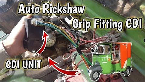 Auto Rickshaw Starting Problem / CDI Unit Connection / 3 Wheeler Auto Rickshaw