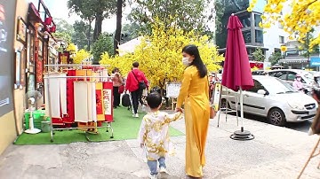 Phố Ông Đồ Sài Gòn Đẹp Nhất 2022 - Nhà Văn hoá Thanh niên TpHCM / Lễ Hội Tết Việt 2022