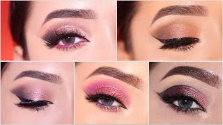 5 Best Simple Eyeshadow Look || Simple and Easy Eyeshadow Looks || Shilpa