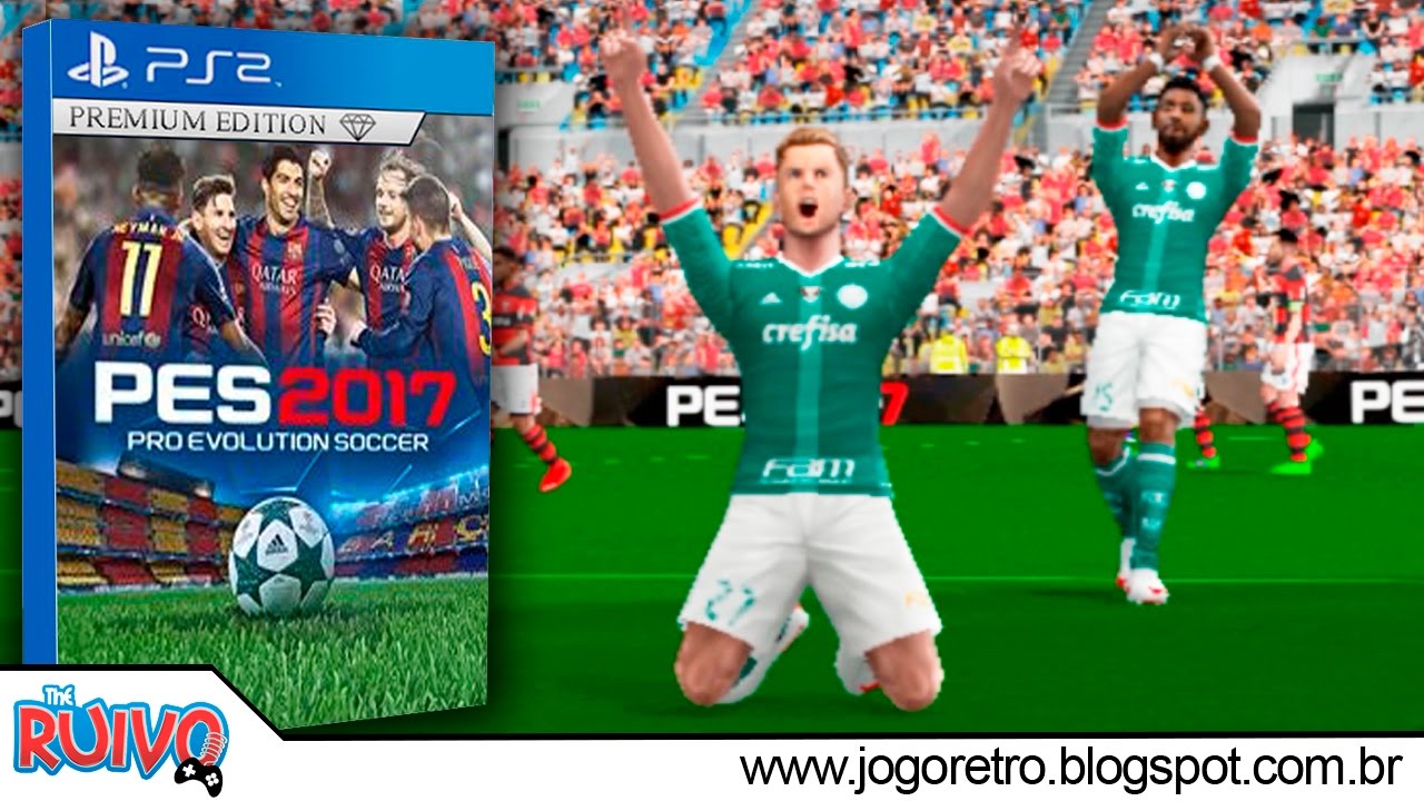 Revivendo a Nostalgia Do PS2: PES 2017 Brazucas ISO PS2