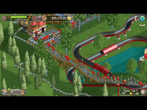 White Water Park completed! (Roller Coaster Tycoon Classic #11)