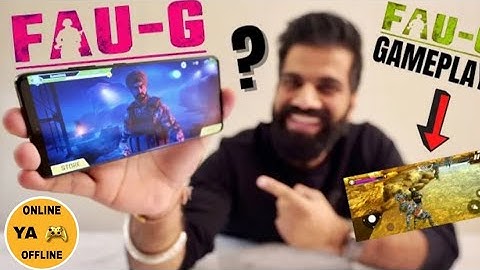 FAU-G game exclusive first look and gameplay | Action game | ONLINE YA OFFLINE ||