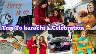 Trip to karachi with ​⁠@lareibfawadarain | Bohut mazaa kiya drive py😀
