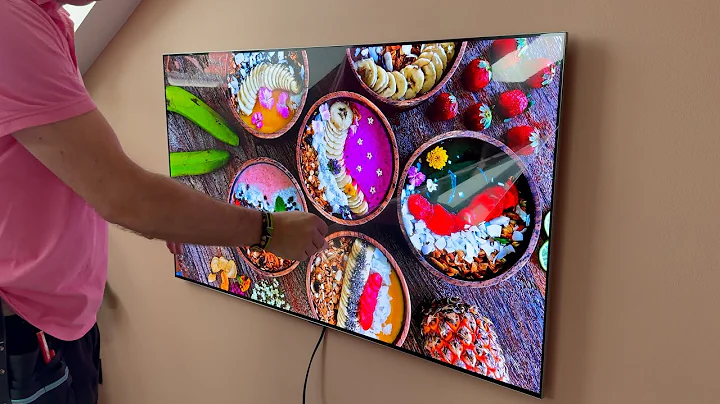 2024 LG 55" G4 4K OLED evo TV unboxing and wallmounting