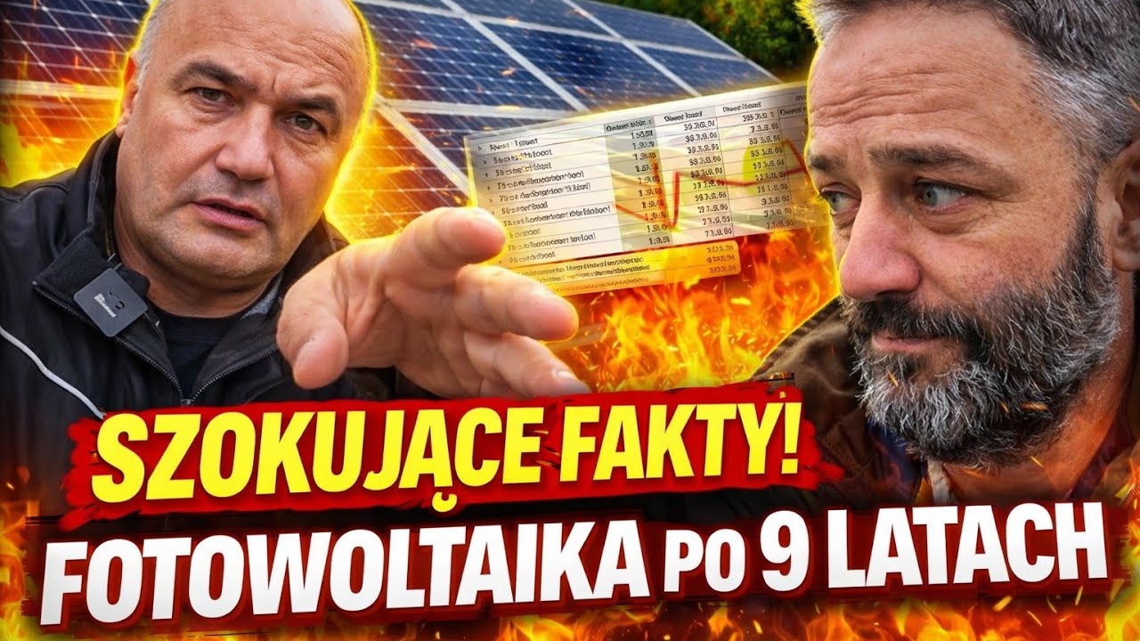 „SZOK! Fotowoltaika po 9 latach – prawda o zarobkach i opłacalności!”