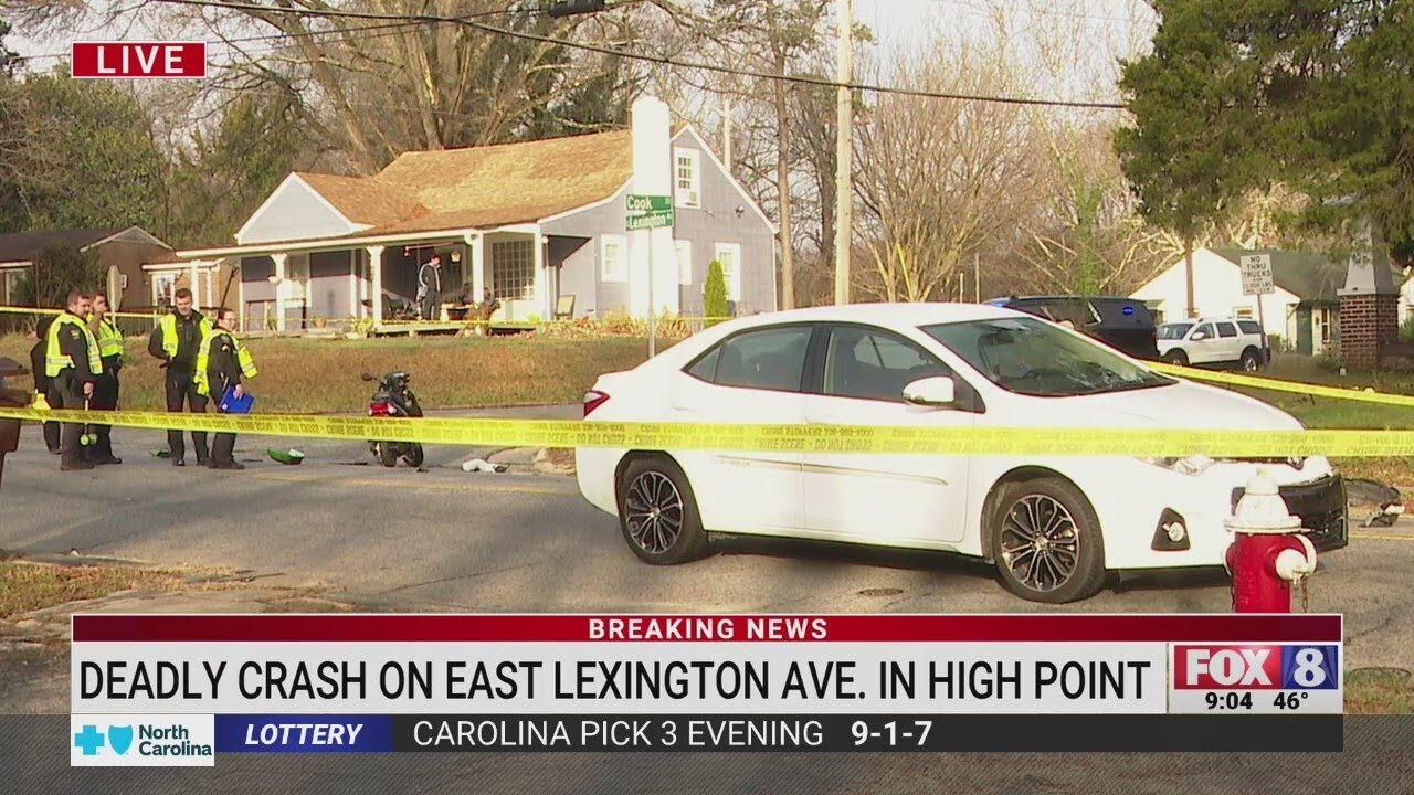 Fatal crash on East Lexington Avenue in High Point - YouTube