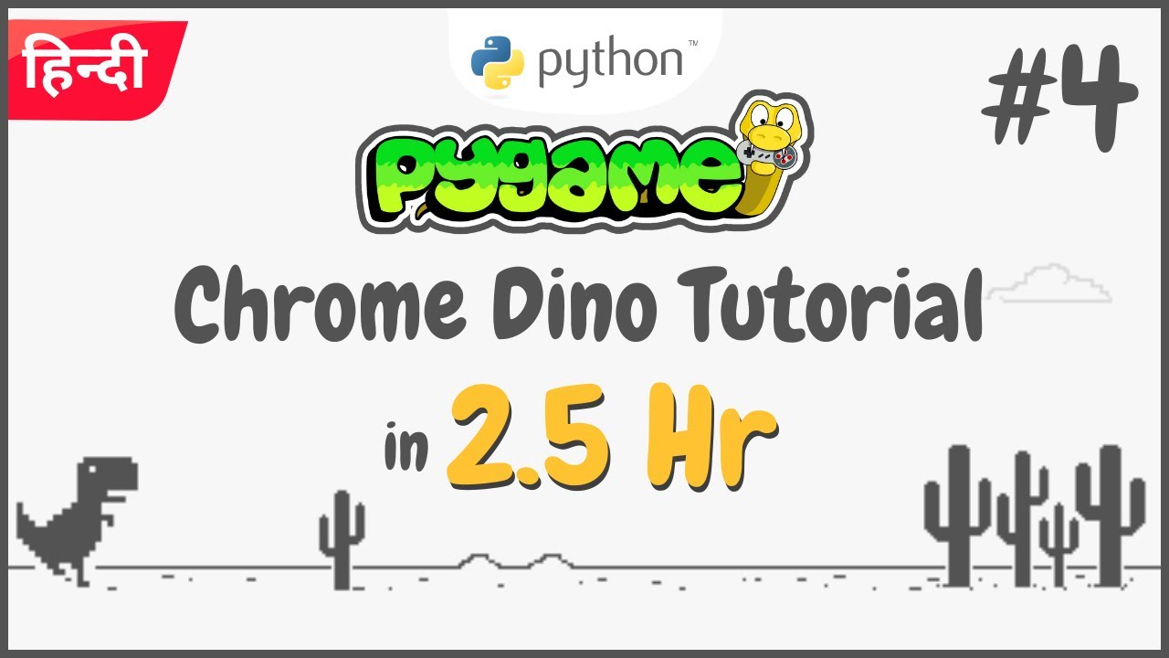 Dino chrome game Python : source code 