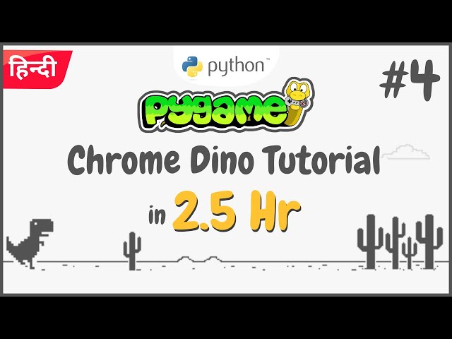 Chrome Dinosaur in Pygame 
