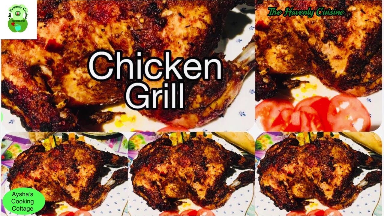 Chicken Grill!Whole Chicken Fry!Yummy Chicken Grill.সম্পুর্ণ চিকেন কিভাবে গ্রীল করবেন॥চিকেন