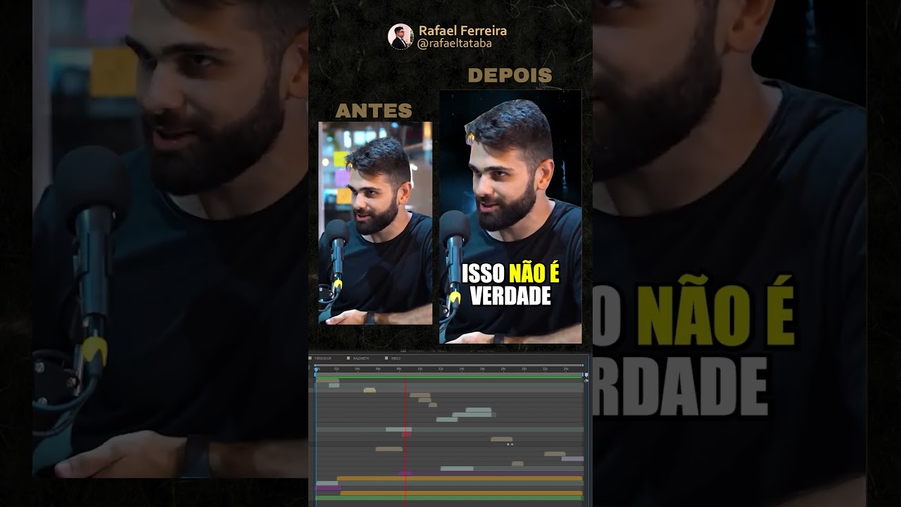 Corte: Pedro Sobral e Joel Jota (Edição de Vídeo, Motion Design,  After Effects) @rafaelsanttoro