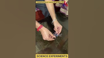 conservation of angular momentum | science experiments |#experiment #science