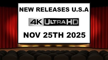NEW 4K UHD Releases [NOVEMBER 25TH 2025 | U.S.A | Links Included] #PHYSICALMEDIA