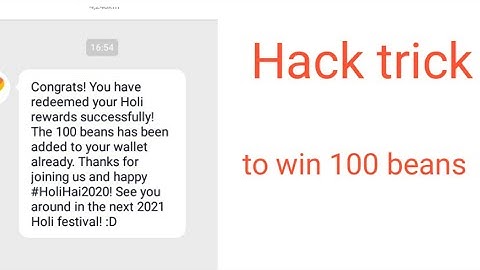 Likee viral trick 100 beans 1 min mai paye ||holihai2020 100 beans pane ki easy trick by sunny sannu