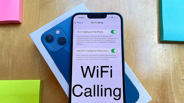 How to Enable WiFi Calling - iPhone 13