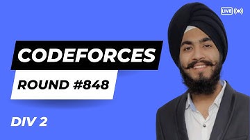 Codeforces Round #848 (Div. 2) | A-D Solutions by Jaskaran Singh @Senior