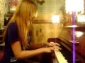 Anastasia learning piano)