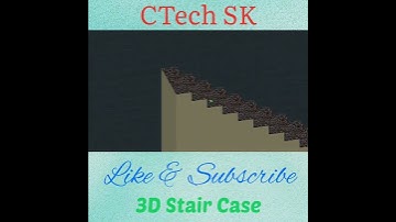 STAIRCASE DESIGN 3D MODEL | 3D StairCase #shorts #youtubeshorts #bestvideo