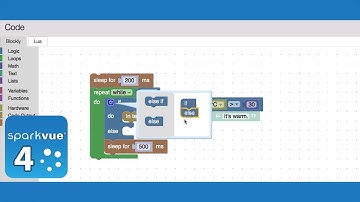 Add Else to an If Statement in Blockly Code (SPARKvue)
