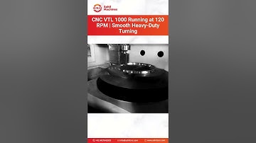 Suraj CNC VTL 1000 | Heavy-Duty Vertical Turning Lathe in Action | Sahil Machines