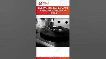 Suraj CNC VTL 1000 | Heavy-Duty Vertical Turning Lathe in Action | Sahil Machines